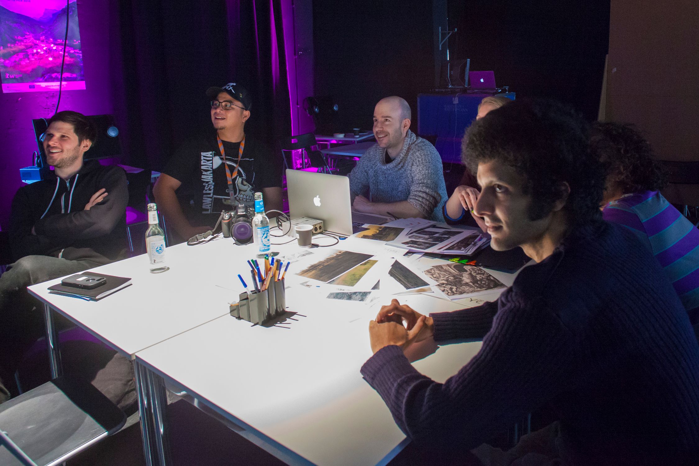 Arjun at the Berlinale Talents Camera Studio in 2016. 