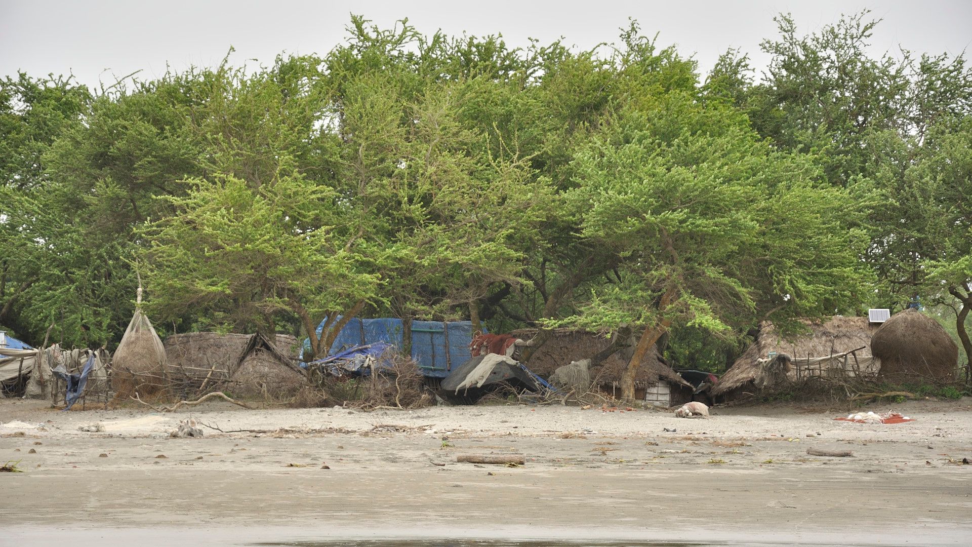 The coastal village where the film was shot in 2018.